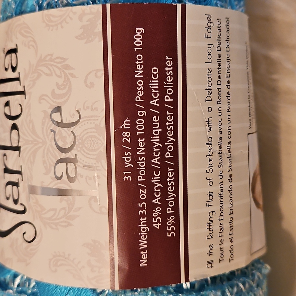 Starbella Lace And others ** Yarn/Lace Lot Of 6 - Picture 6 of 10